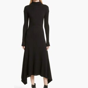 Theory Burgundy Ribbed Sweater Dress size P (XS)